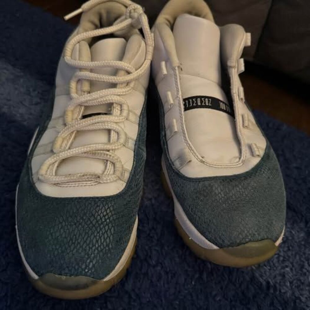Nike Air Jordan 11 Retro Low Blue Snakeskin Men 11